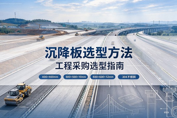 双滦沉降板选择方法