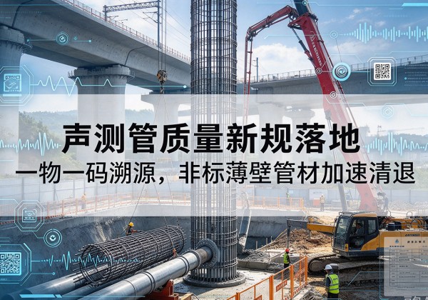 双滦声测管质量新规落地，一物一码溯源，非标薄壁管材加速清退